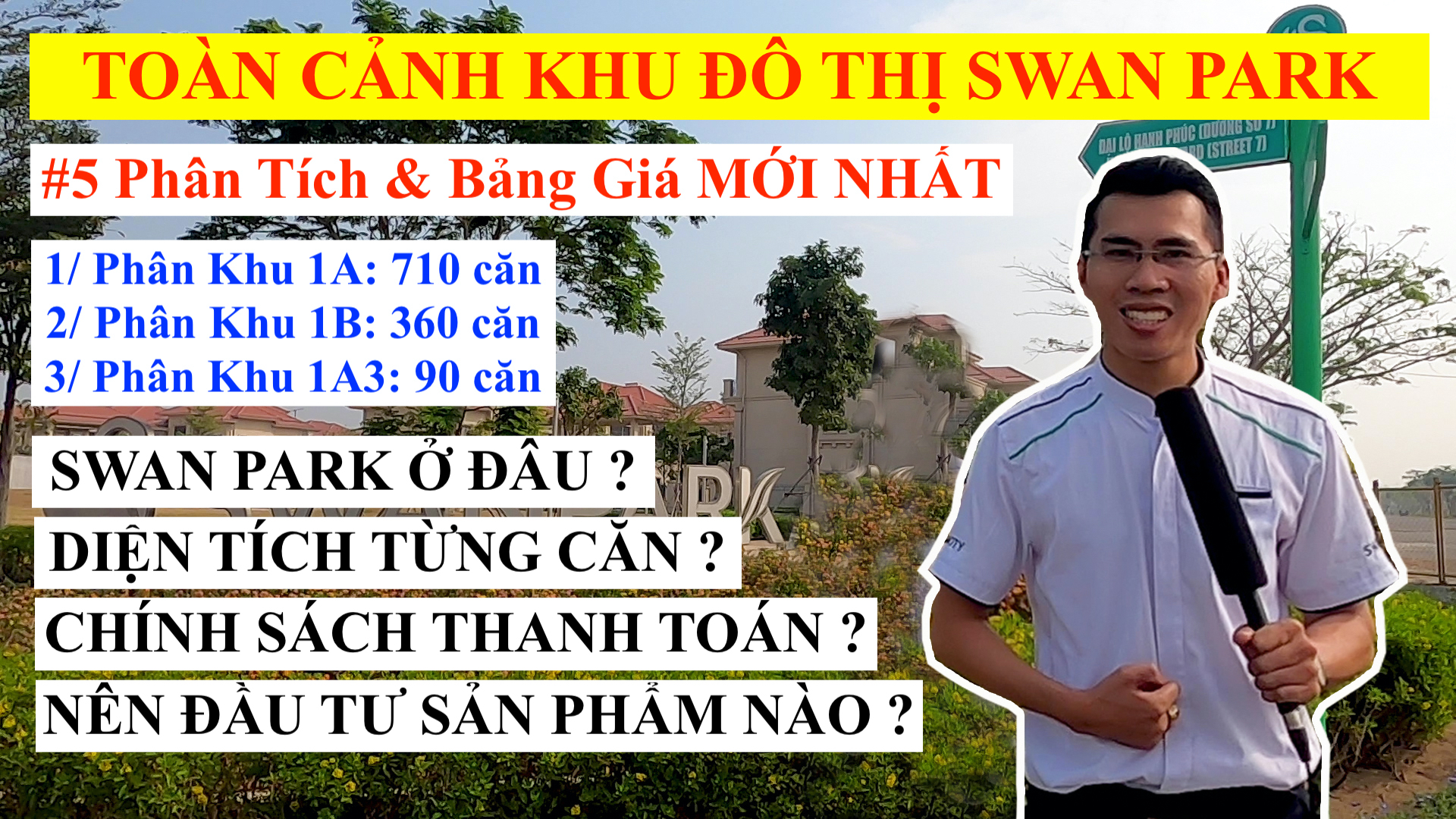 (No.38) TỔNG QUAN TOÀN DỰ ÁN Swan Park 942 HECTA 